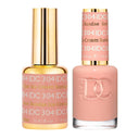  DND DC Gel Nail Polish Duo - 304 Coral Ice-Cream Sundae by DND DC sold by DTK Nail Supply