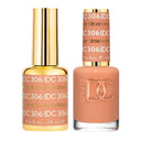  DND DC Gel Nail Polish Duo - 306 Bittersweet by DND DC sold by DTK Nail Supply