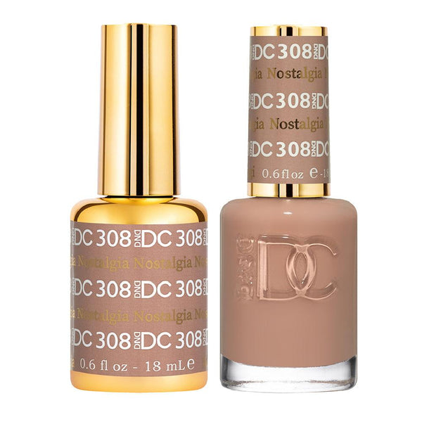  DND DC Gel Nail Polish Duo - 308 Nostalgia by DND DC sold by DTK Nail Supply
