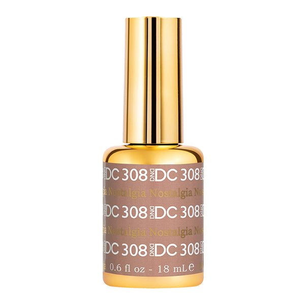 DND DC Gel Polish - 308 Brown Colors - Nostalgia by DND DC sold by DTK Nail Supply