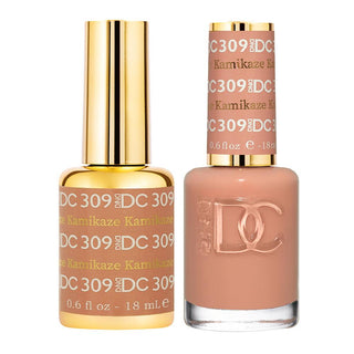  DND DC Gel Nail Polish Duo - 309 Blush Colors - Kamikaze by DND DC sold by DTK Nail Supply