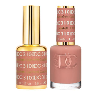  DND DC Gel Nail Polish Duo - 310 Blush Colors - Confetti by DND DC sold by DTK Nail Supply