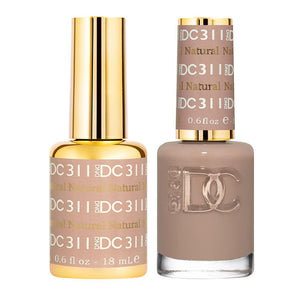  DND DC Gel Nail Polish Duo - 311 Natural by DND DC sold by DTK Nail Supply