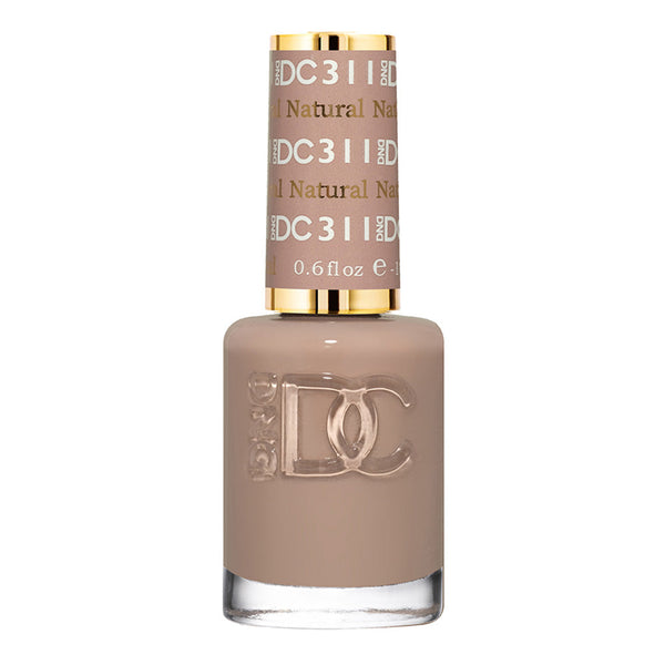 DND DC Nail Lacquer - 311 Brown Colors - Natural by DND DC sold by DTK Nail Supply