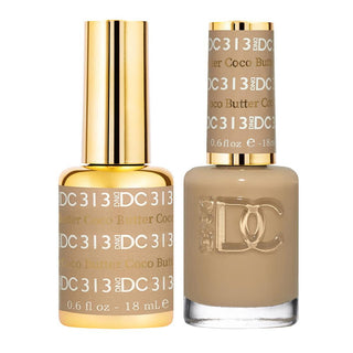  DND DC Gel Nail Polish Duo - 313 Beige Colors - Coco Butter by DND DC sold by DTK Nail Supply