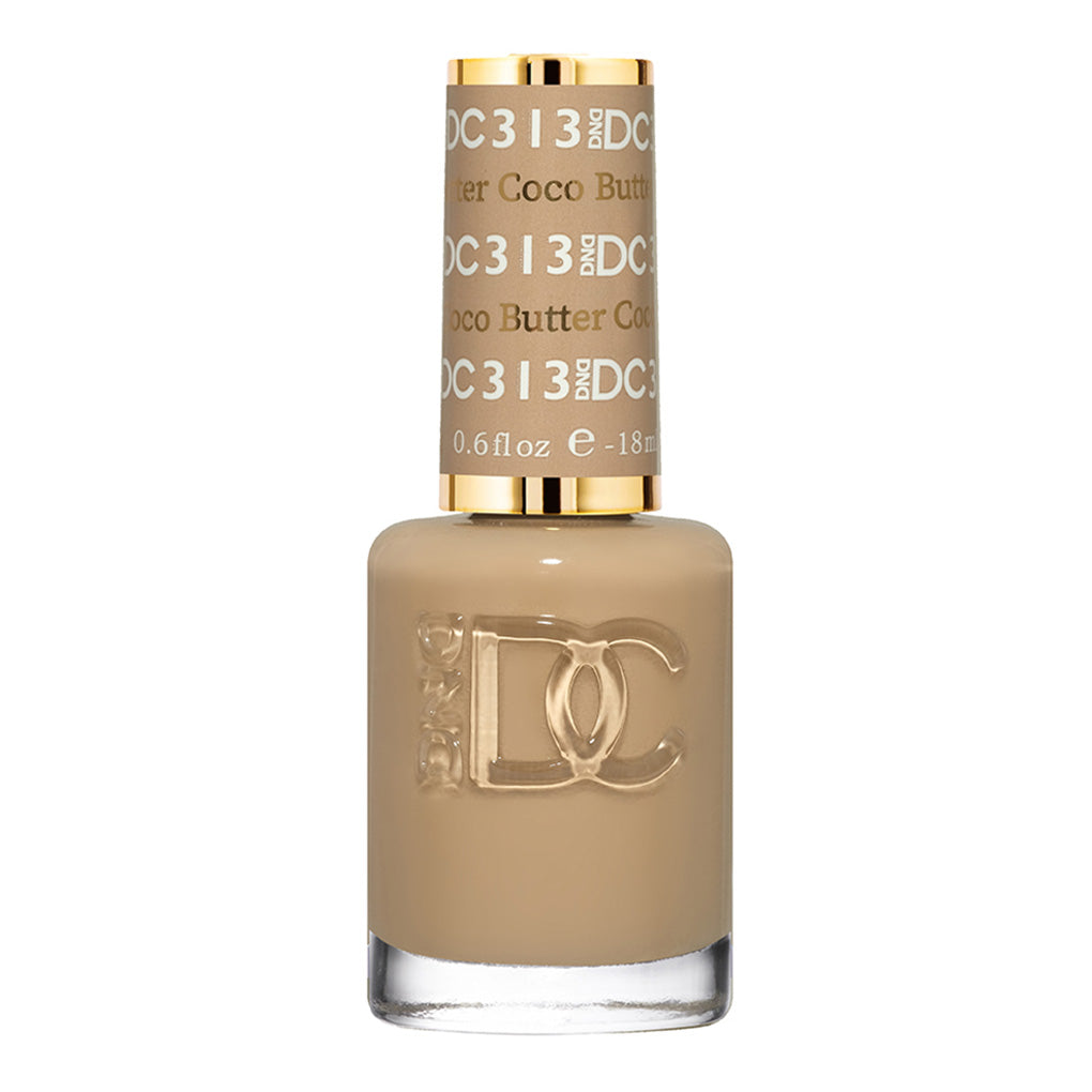 DND DC Nail Lacquer - 313 Beige Colors - Coco Butter by DND DC sold by DTK Nail Supply