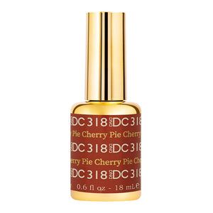 DND DC Gel Polish - 318 Cadmium Red Colors - Cherry Pie by DND DC sold by DTK Nail Supply
