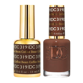  DND DC Gel Nail Polish Duo - 319 Brown Colors - Coffee Bean by DND DC sold by DTK Nail Supply