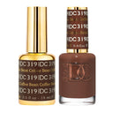  DND DC Gel Nail Polish Duo - 319 Coffee Bean by DND DC sold by DTK Nail Supply