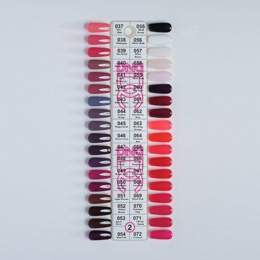  DC Duo Color Swatches - Single - 2 by DND - Daisy Nail Designs sold by DTK Nail Supply