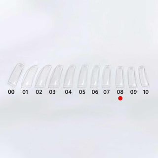  DND Clear Tip #8: 50pcs/bag by DND - Daisy Nail Designs sold by DTK Nail Supply