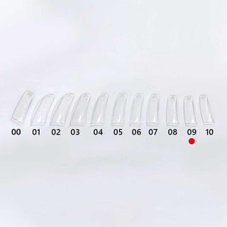 DND Clear Tip #9: 50pcs/bag by DND - Daisy Nail Designs sold by DTK Nail Supply