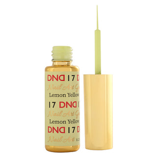  DND Gel Polish Nail Art Liner - Lemon Yellow 17 by DND - Daisy Nail Designs sold by DTK Nail Supply