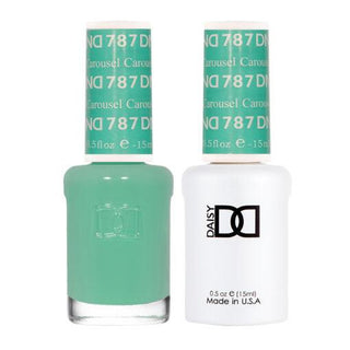 DND Gel Nail Polish Duo - 787 Green Colors by DND - Daisy Nail Designs sold by DTK Nail Supply