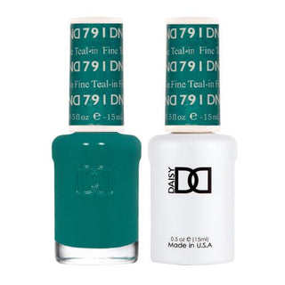  DND Gel Nail Polish Duo - 791 Teal Colors by DND - Daisy Nail Designs sold by DTK Nail Supply