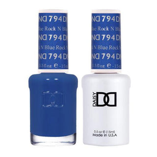  DND Gel Nail Polish Duo - 794 Blue Colors by DND - Daisy Nail Designs sold by DTK Nail Supply