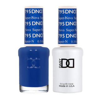  DND Gel Nail Polish Duo - 795 Blue Colors by DND - Daisy Nail Designs sold by DTK Nail Supply