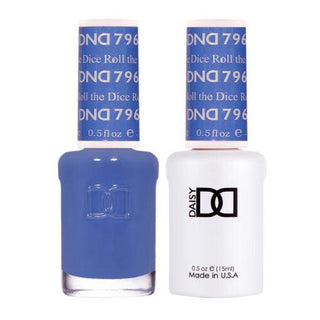  DND Gel Nail Polish Duo - 796 Blue Colors by DND - Daisy Nail Designs sold by DTK Nail Supply