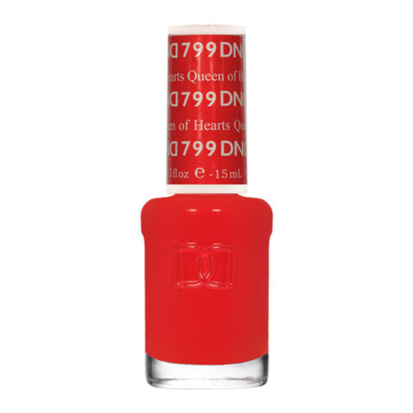 DND Nail Lacquer - 799 Red Colors by DND - Daisy Nail Designs sold by DTK Nail Supply