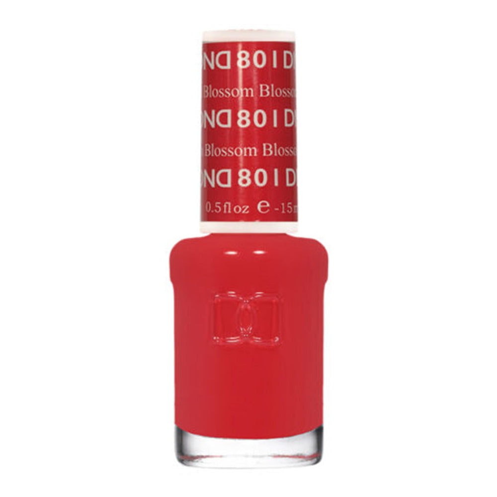 DND Nail Lacquer - 801 Red Colors by DND - Daisy Nail Designs sold by DTK Nail Supply