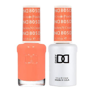 DND Gel Nail Polish Duo - 805 Peach Colors by DND - Daisy Nail Designs sold by DTK Nail Supply