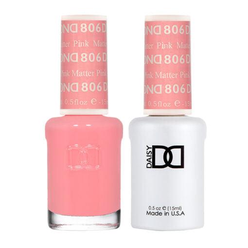  DND Gel Nail Polish Duo - 806 Pink Matter by DND - Daisy Nail Designs sold by DTK Nail Supply