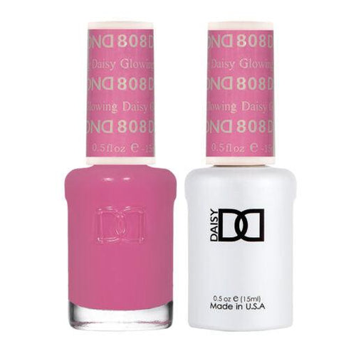  DND Gel Nail Polish Duo - 808 Glowing Daisy by DND - Daisy Nail Designs sold by DTK Nail Supply