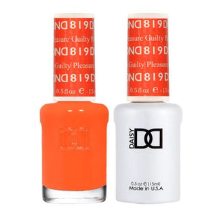  DND Gel Nail Polish Duo - 819 Orange Colors by DND - Daisy Nail Designs sold by DTK Nail Supply
