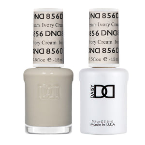 DND Gel Nail Polish Duo - 856 Ivory Cream by DND - Daisy Nail Designs sold by DTK Nail Supply