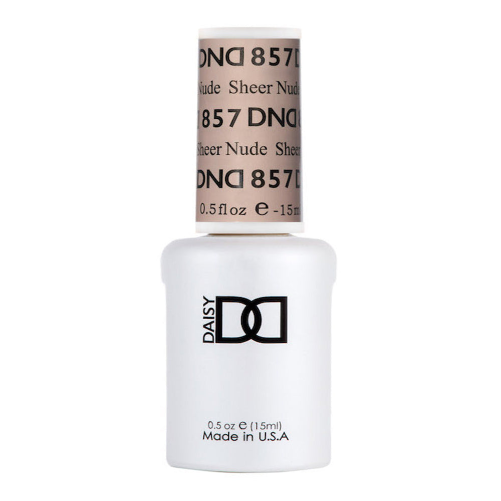 DND Gel Polish - 857 Sheer Nude by DND - Daisy Nail Designs sold by DTK Nail Supply