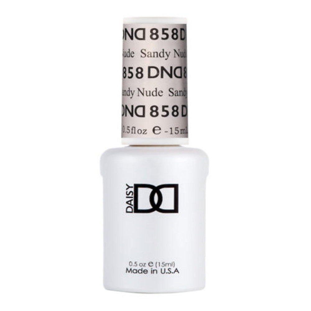 DND Gel Polish - 858 Sandy Nude by DND - Daisy Nail Designs sold by DTK Nail Supply