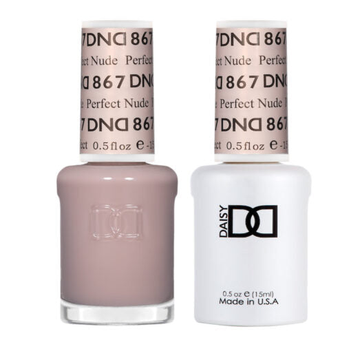 DND Gel Nail Polish Duo - 867 Perfect Nude by DND - Daisy Nail Designs sold by DTK Nail Supply