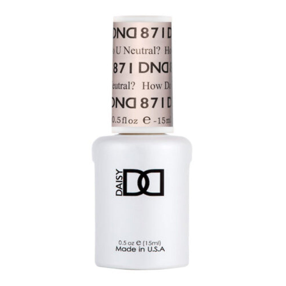 DND Gel Polish - 871 How Do U Neutral? by DND - Daisy Nail Designs sold by DTK Nail Supply