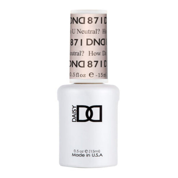 DND Gel Polish - 871 How Do U Neutral? by DND - Daisy Nail Designs sold by DTK Nail Supply