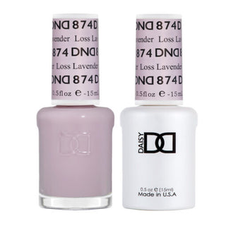 DND Gel Nail Polish Duo - 874 Loss Lavender by DND - Daisy Nail Designs sold by DTK Nail Supply