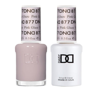  DND Gel Nail Polish Duo - 877 Pink Glaze by DND - Daisy Nail Designs sold by DTK Nail Supply