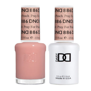  DND Gel Nail Polish Duo - 886 Pray For Peach by DND - Daisy Nail Designs sold by DTK Nail Supply