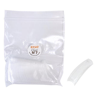  DND Clear Tip #7: 50pcs/bag by DND - Daisy Nail Designs sold by DTK Nail Supply