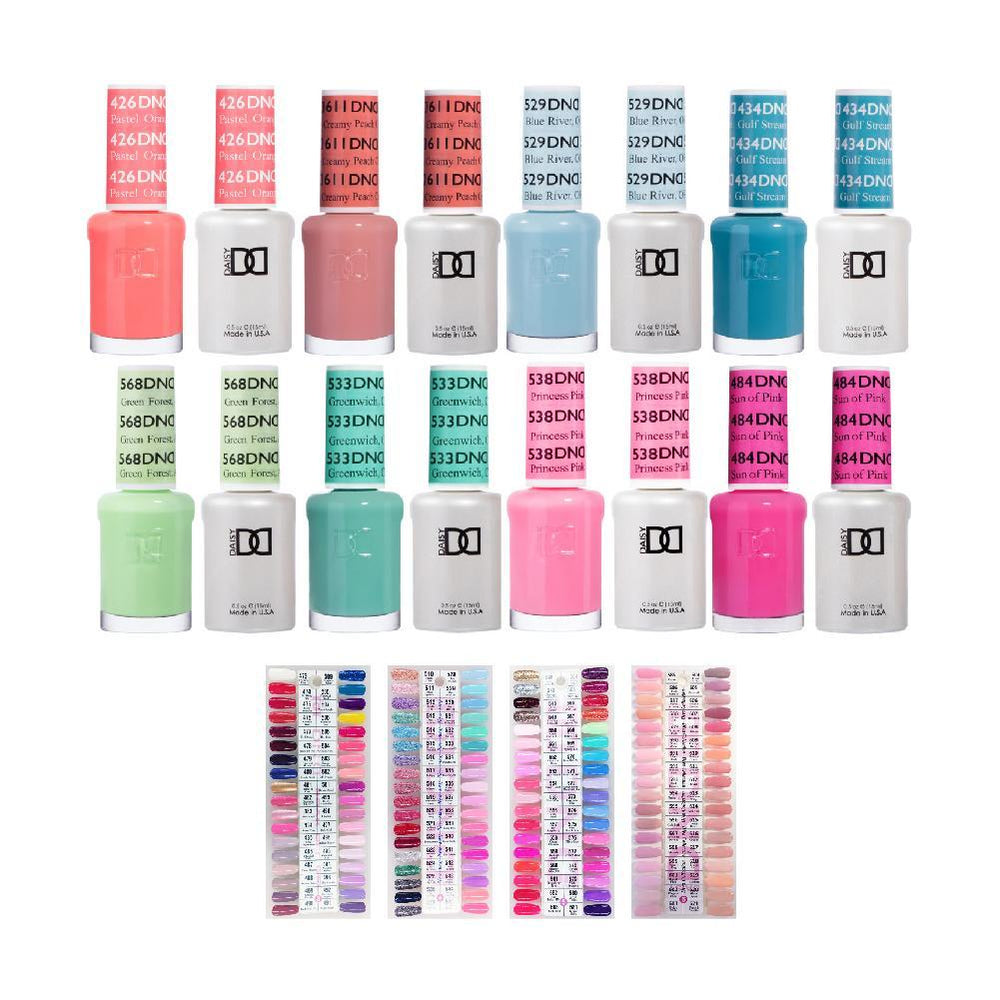  One Line DND 350 Gel & Lacquer Combos by DND - Daisy Nail Designs sold by DTK Nail Supply