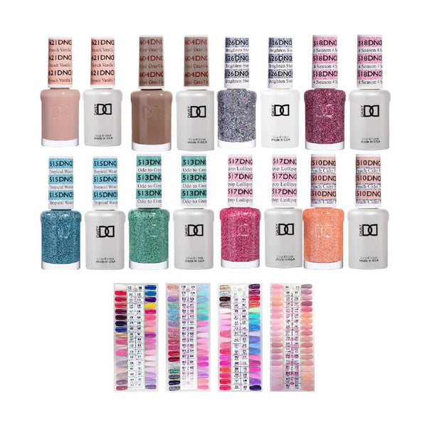  One Line DND 280 Gel & Lacquer Combos by DND - Daisy Nail Designs sold by DTK Nail Supply