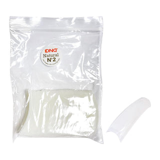  DND Natural Tip #2: 50pcs/bag by DND - Daisy Nail Designs sold by DTK Nail Supply