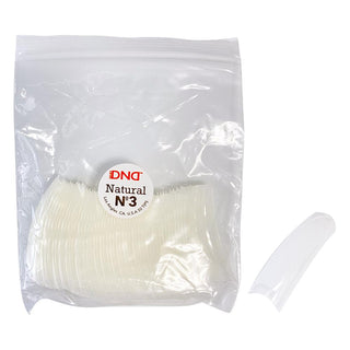  DND Natural Tip #3: 50pcs/bag by DND - Daisy Nail Designs sold by DTK Nail Supply