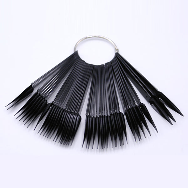  DND Pointing Black Tips (50pcs) by DND - Daisy Nail Designs sold by DTK Nail Supply