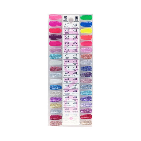  DND Part 02 - Set of 34 Gel & Lacquer Combos by DND - Daisy Nail Designs sold by DTK Nail Supply