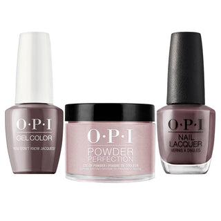  OPI 3 in 1 - F15 You Don't Know Jacques! - Dip, Gel & Lacquer Matching by OPI sold by DTK Nail Supply