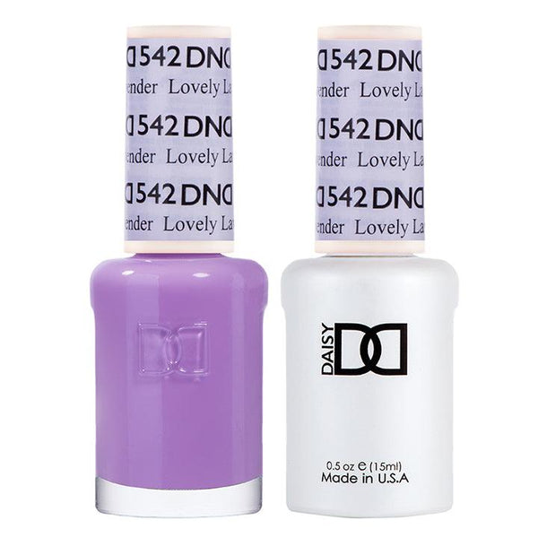  DND Gel Nail Polish Duo - 542 Lovely Lavender by DND - Daisy Nail Designs sold by DTK Nail Supply