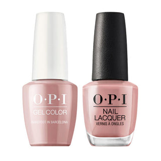  OPI Gel Nail Polish Duo - E41 Barefoot in Barcelona - Pink Colors by OPI sold by DTK Nail Supply