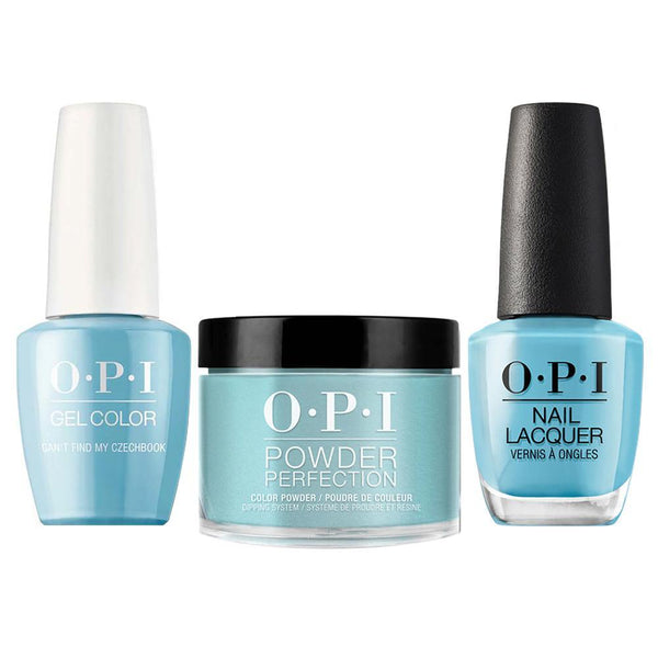  OPI 3 in 1 - E75 Can't Find My Czechbook - Dip, Gel & Lacquer Matching by OPI sold by DTK Nail Supply