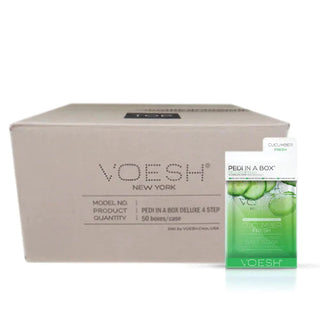  VOESH - CASE OF 50 Pedi a Box (4 Step) - CUCUMBER FRESH by VOESH sold by DTK Nail Supply