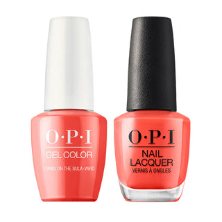  OPI Gel Nail Polish Duo - F81 Living On the Bula-vard! - Orange Colors by OPI sold by DTK Nail Supply